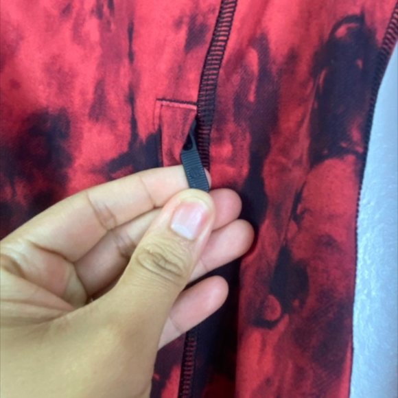 Lululemon Hooded Define Jacket *Nulu Size 6 Game Day Red Black Multi GDBM - Picture 6 of 6